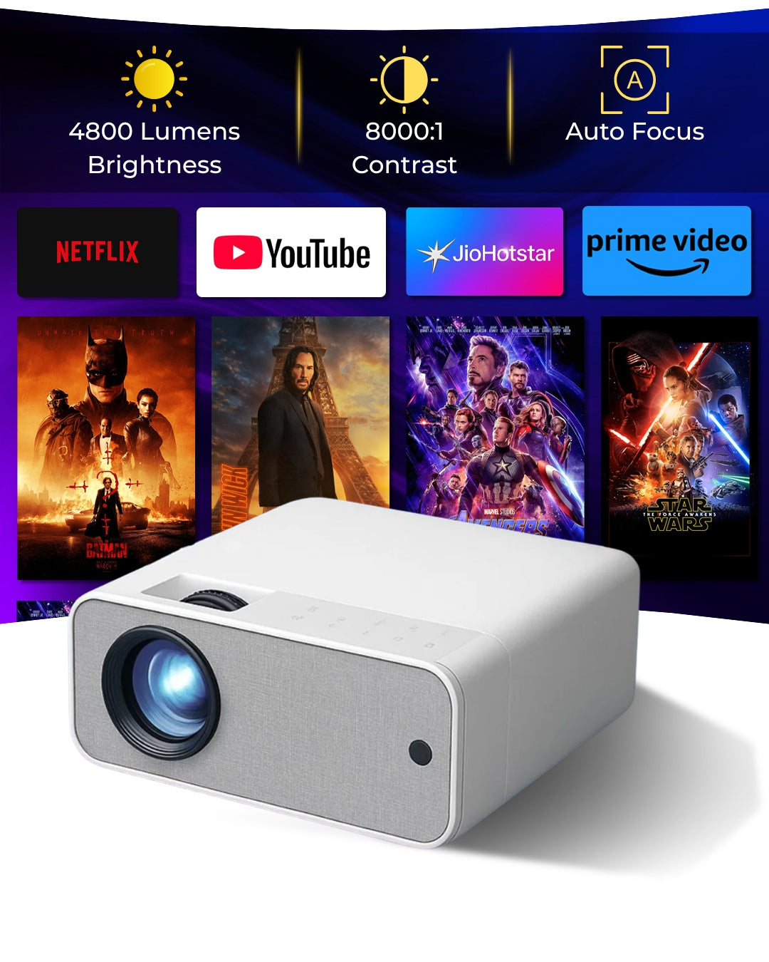 VP - 611 Multimedia Android Projector