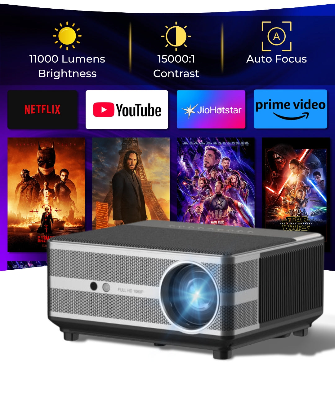 VP - 721 Multimedia Android Projector