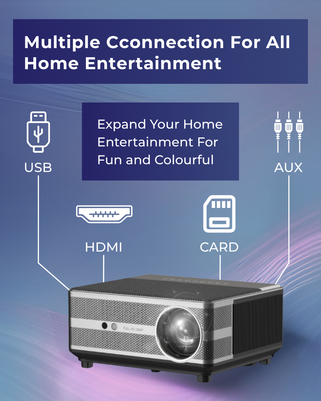 VP - 721 Multimedia Android Projector