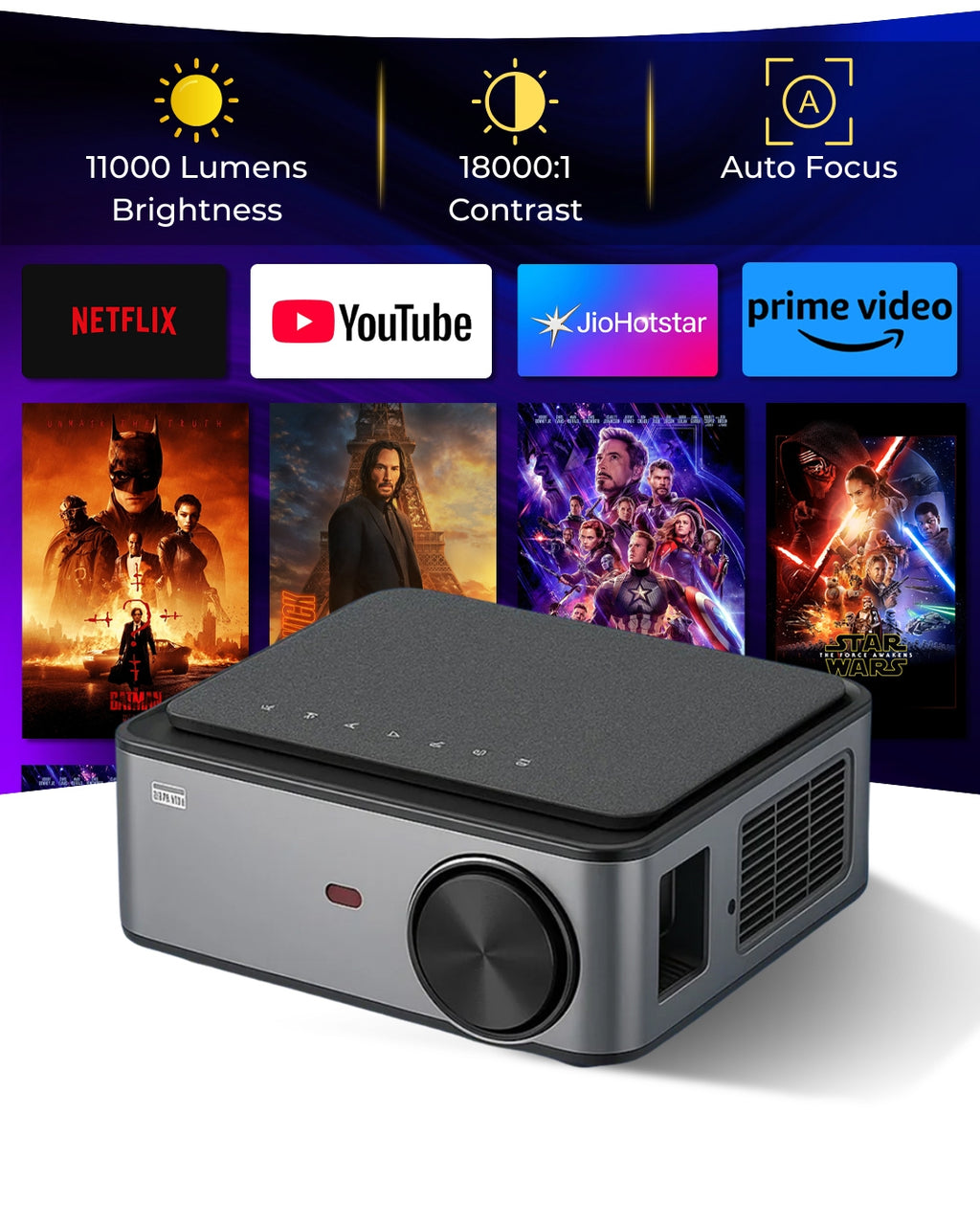 VP - 621 Multimedia Android Projector