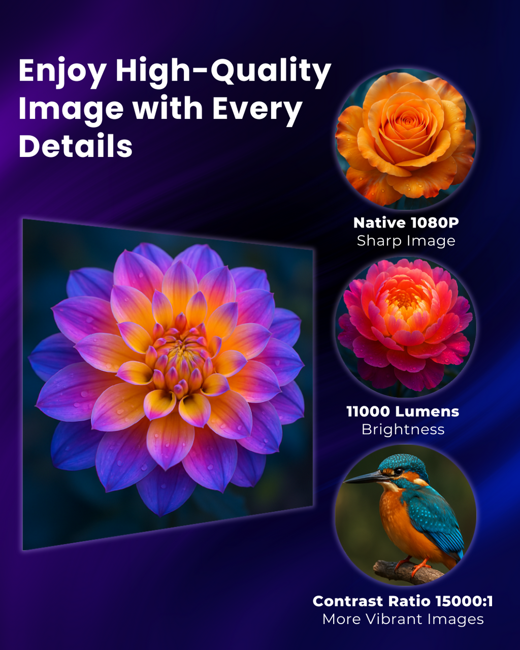 VP - 721 Multimedia Android Projector