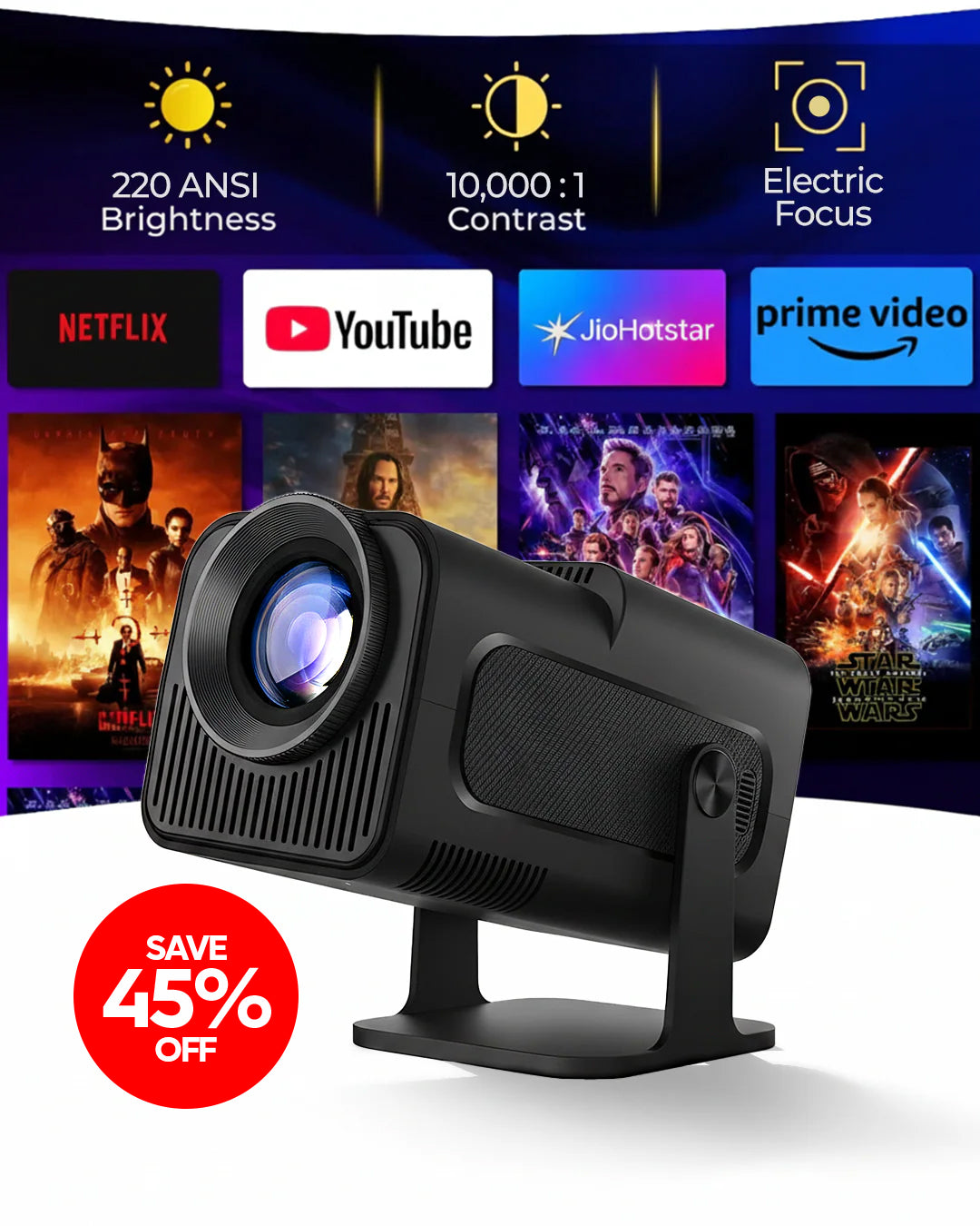Vision VP-201 Portable Multimedia Projector